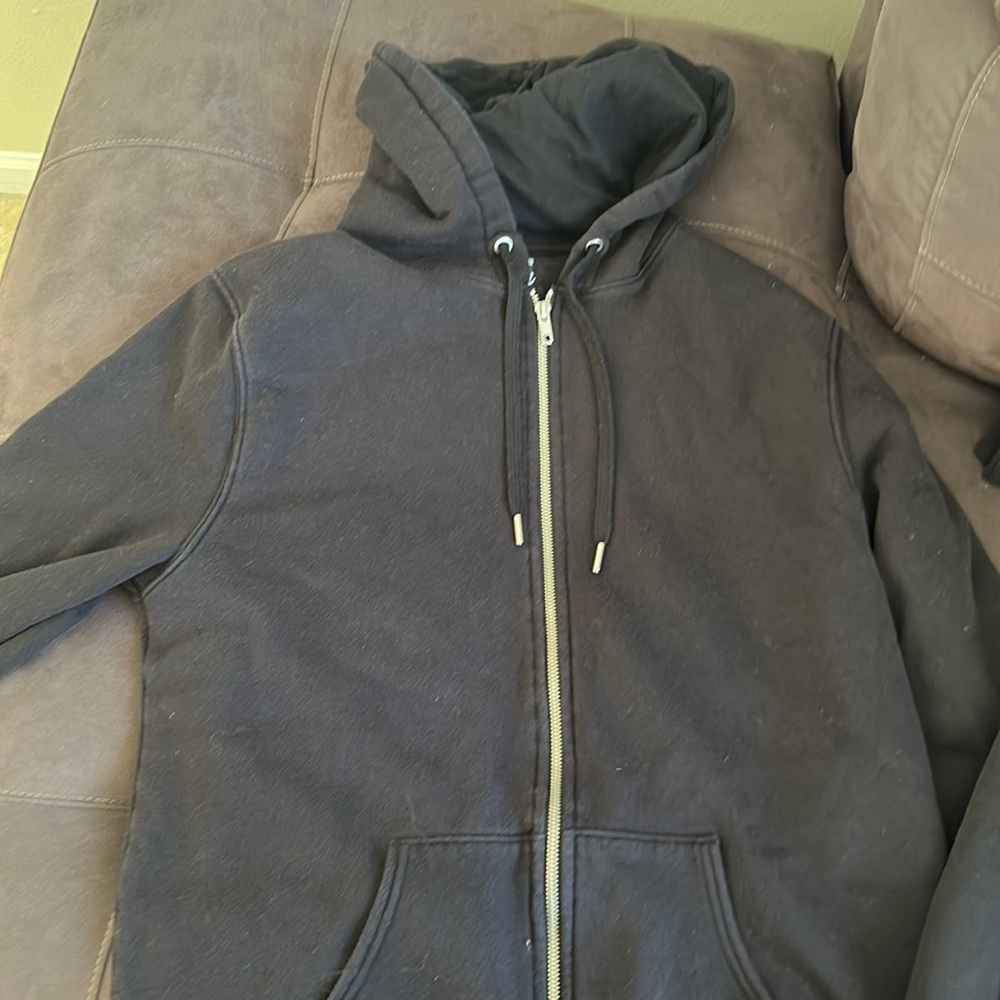 Black zip up